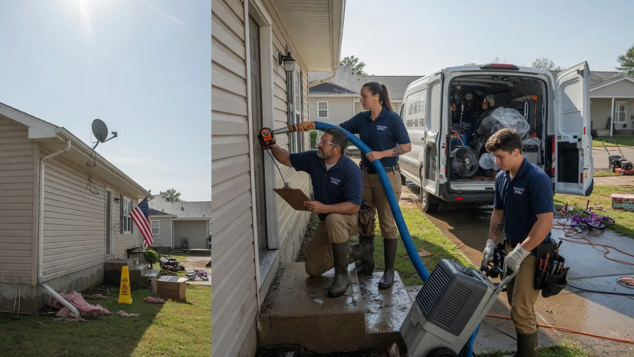 Ceiling Water Damage Restoration in Irvington, VA near me